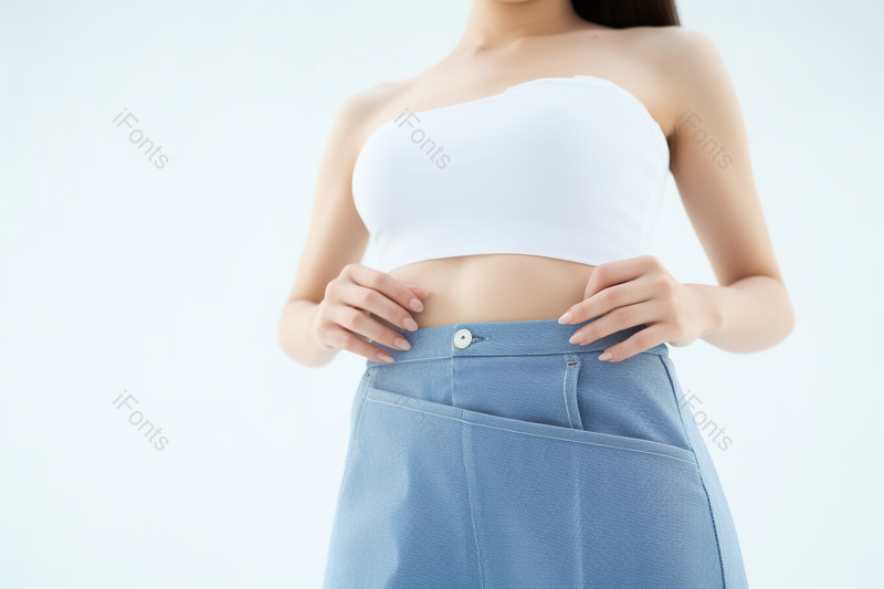 身穿牛仔裤减肥瘦身高清摄影图,高清,摄影图,摄影图片,图片大全,摄影图免费下载